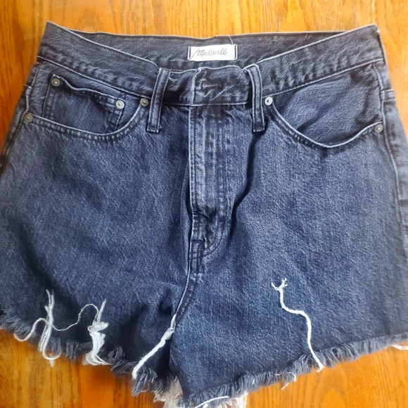 Madewell black denim shorts - Picture 2 of 2